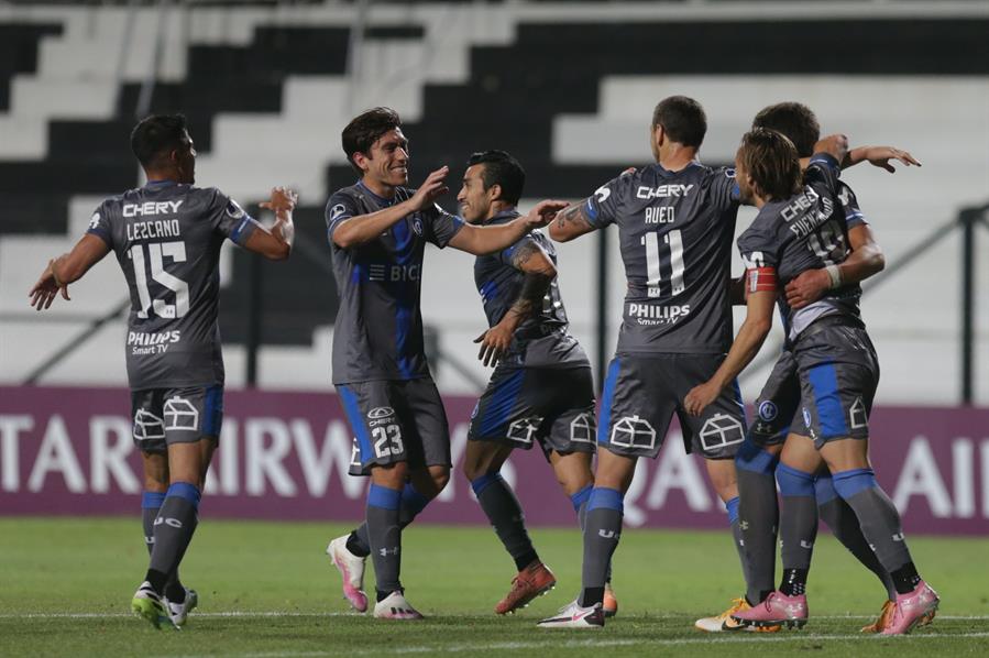 La UC festejó en Montevideo al vencer a River Plate de Uruguay en la ida de octavos de final