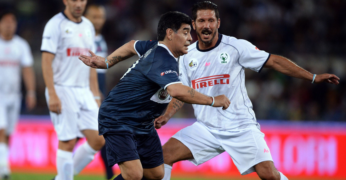 Diego Simeone: Maradona sabía la formación de cualquier equipo, era brillante