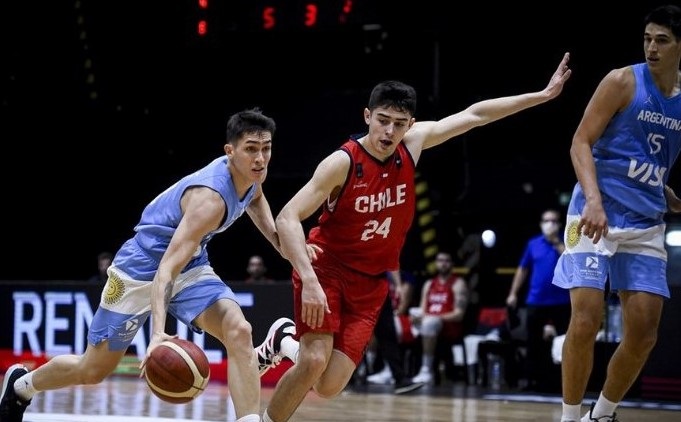 Chile cayó ante Argentina en las Clasificatorias para la AmeriCup 2022