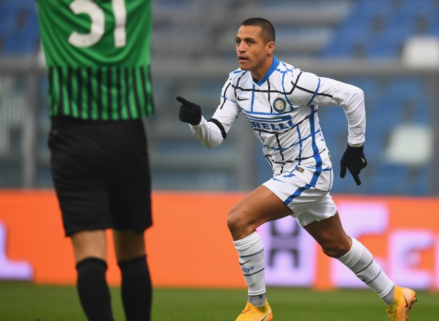 Inter venció a Sassuolo y se acercó a la cima de la Serie A con protagonismo de Alexis y Vidal
