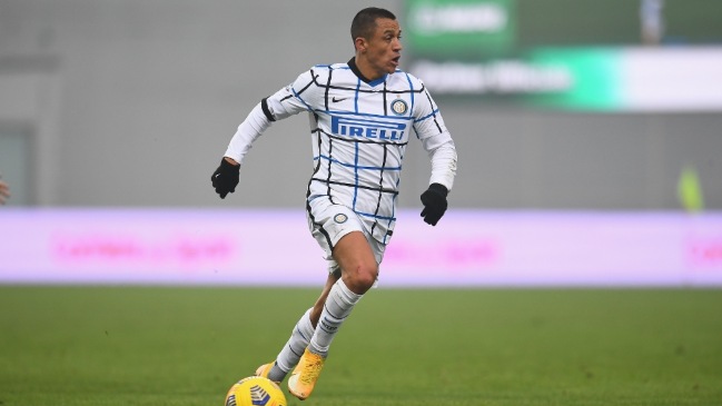 Alexis Sánchez alcanzó a Iván Zamorano como el quinto máximo anotador chileno en la Serie A