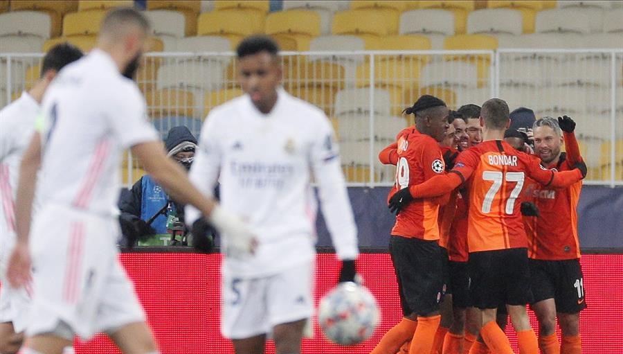 Shakhtar Donetsk dio otro golpe a Real Madrid y complicó las opciones de Inter en la Champions