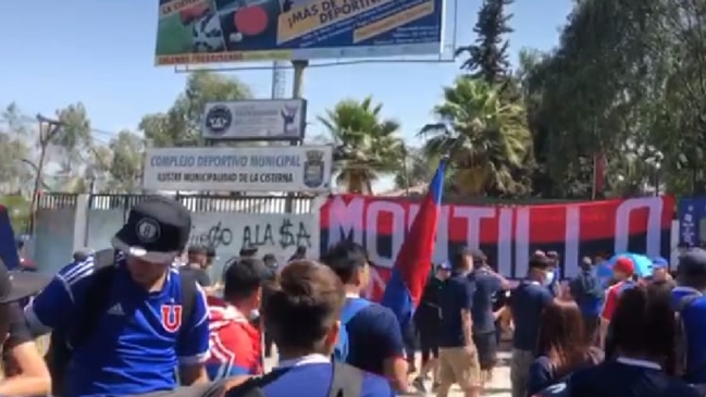 Las manifestaciones de los hinchas de la U por situación de Walter Montillo