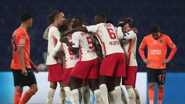 RB Leipzig se impuso en partidazo ante Basaksehir y metió presión a PSG en la Champions