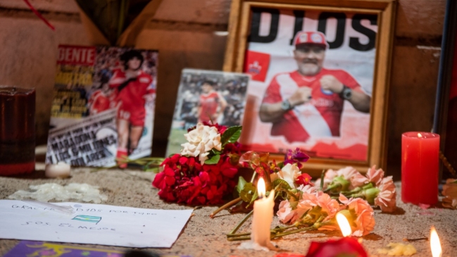 “Santuario” en homenaje a Maradona sufrió un foco de incendio