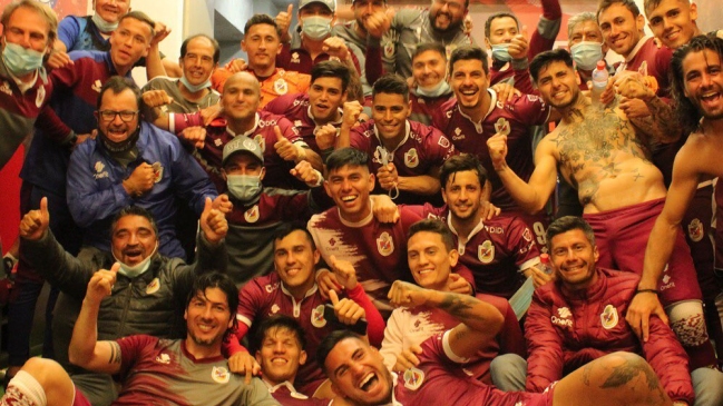 El desatado festejo de La Serena tras su victoria sobre Deportes Iquique