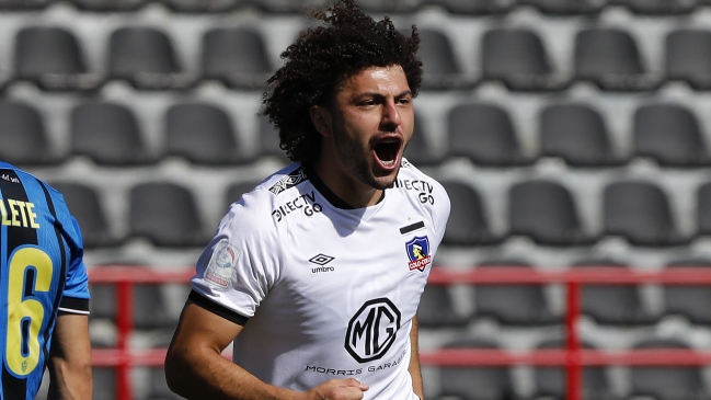 Maximiliano Falcón puso en ventaja otra vez a Colo Colo con un cabezazo