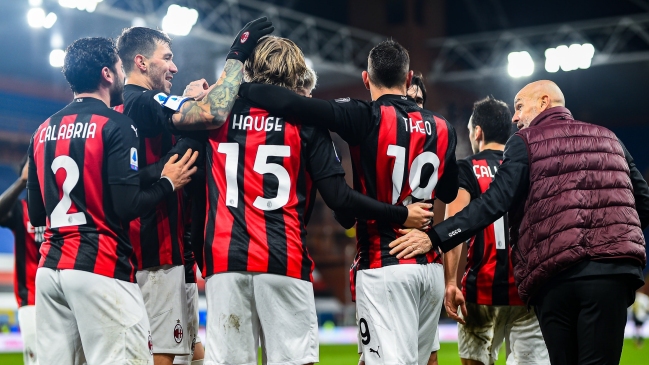 AC Milan se impuso con lo justo a Sampdoria y sostuvo su distancia como líder de la Serie A