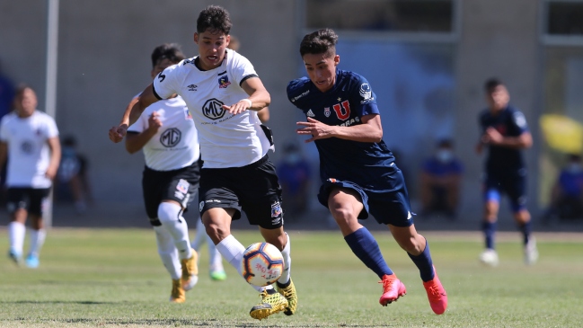 Colo Colo y la U igualaron en el superclásico de Fútbol Joven