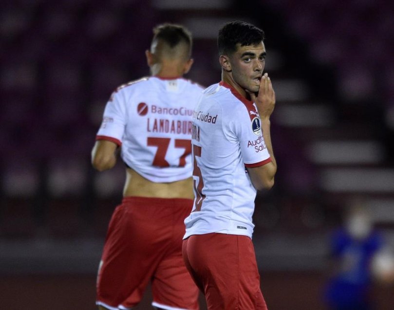 Pedro Pablo Hernández jugó en empate de Independiente ante Lanús en Copa Sudamericana