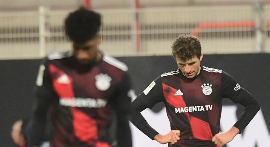 Bayern Munich rescató un empate ante Unión Berlin y puede perder el liderato en la Bundesliga