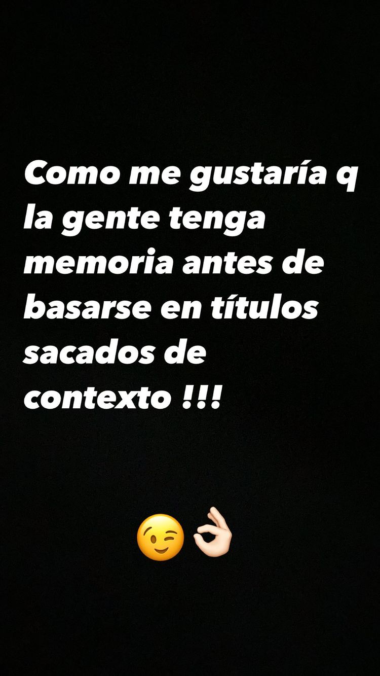 El enigmático mensaje de Pablo Mouche: Me gustaría que la gente tenga memoria