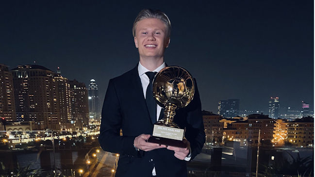 Erling Haaland recibió el Golden Boy 2020: “Estoy muy orgulloso”