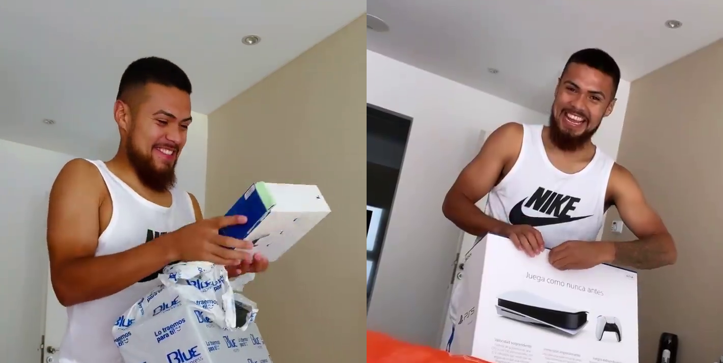 ¡La PS5! La felicidad de Paulo Díaz al recibir anticipadamente su regalo de Navidad