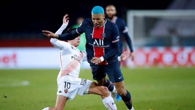 PSG derrotó a Lorient y sigue al acecho del liderato en Francia