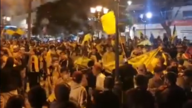 Hinchas de Coquimbo repletaron las calles de la ciudad tras el histórico paso a semis de la Sudamericana