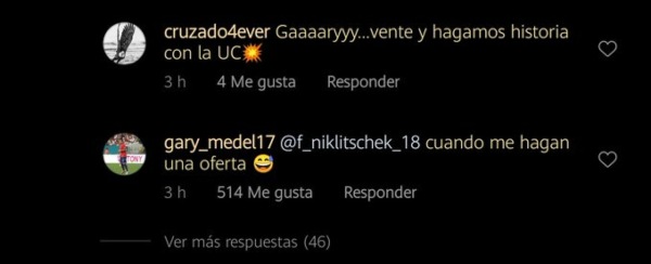 “Cuando me hagan una oferta”: La respuesta de Medel a un hincha que pidió su vuelta a la UC