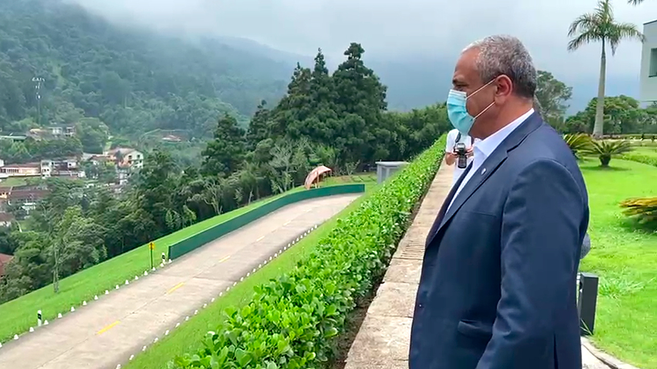 Pablo Milad visitó el búnker de la selección brasileña
