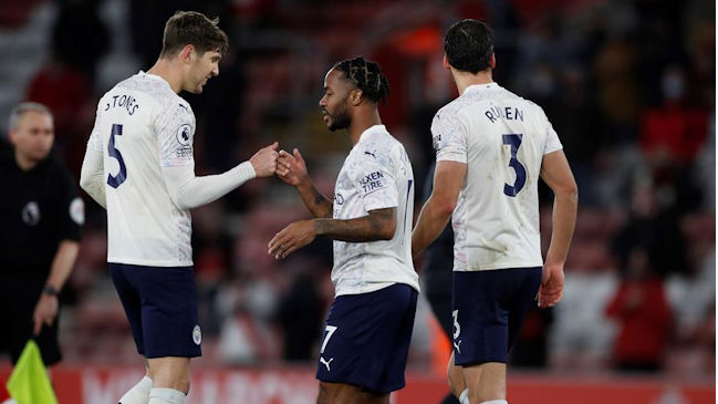 Raheem Sterling gestó el exigido triunfo de Manchester City en su visita a Southampton