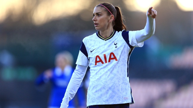 Alex Morgan dejó Tottenham a menos de dos meses de su debut