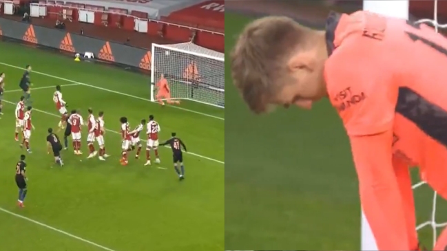 Arquero de Arsenal tuvo que cerrar su cuenta de Twitter por burlas tras su error ante Manchester City