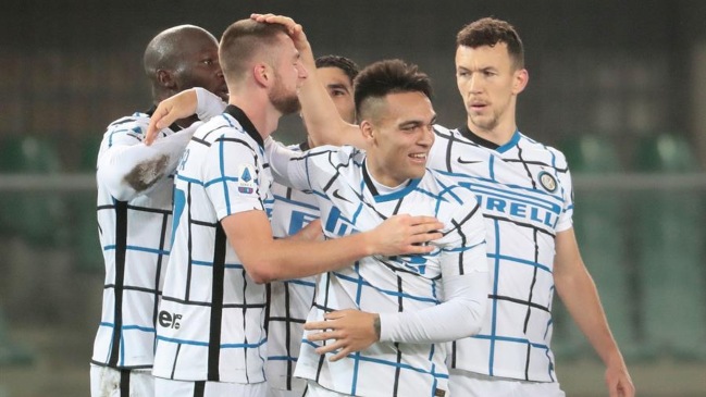 Inter venció a Hellas Verona con Vidal en cancha y amenazó el liderato de Milan en la Serie A