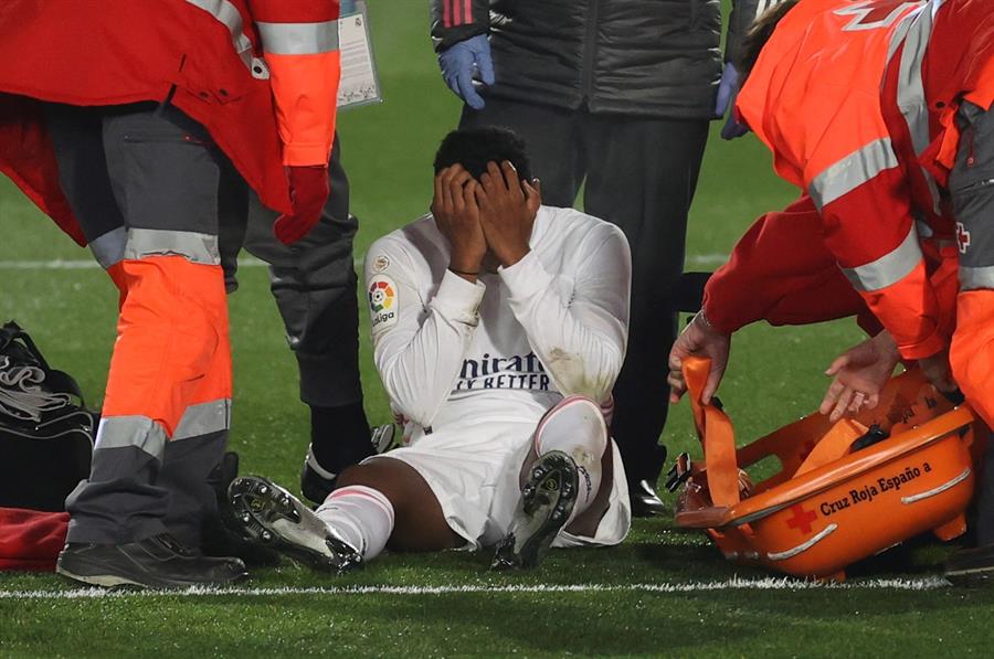 Malas noticias para Real Madrid: Rodrygo sufrió una lesión muscular en el bíceps femoral
