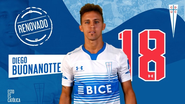 Diego Buonanotte llegó a acuerdo con Universidad Católica y renovó por un año más