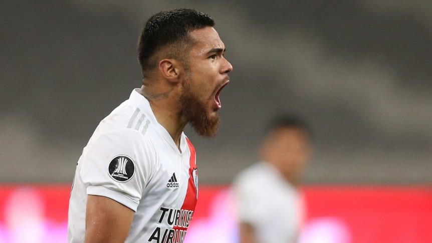 Paulo Díaz se lesionó en práctica de River Plate y quedó en duda para el clásico ante Boca Juniors
