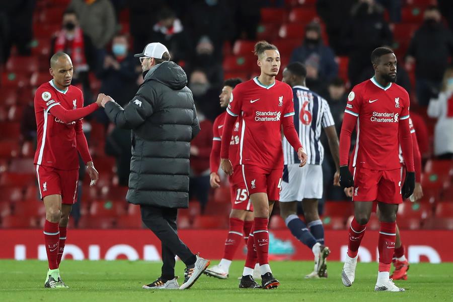 Liverpool cedió una igualdad ante West Bromwich y no logró “escaparse” en la Premier League