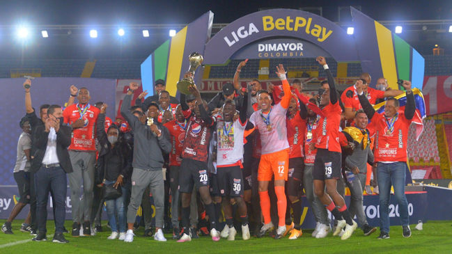 Rodrigo Ureña se proclamó campeón junto a América de Cali en la liga colombiana