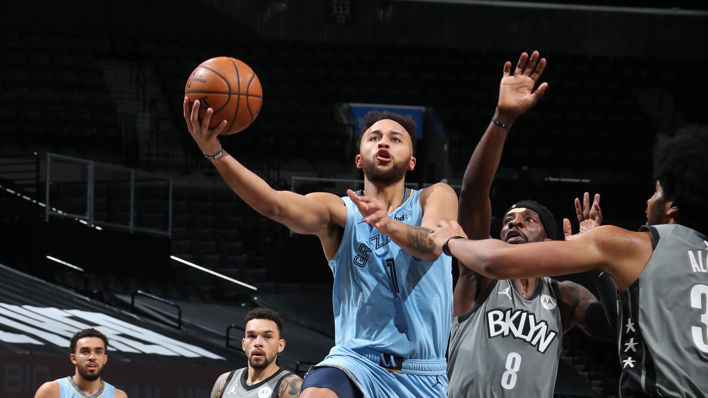 Memphis Grizzlies necesitó de la prórroga para derrotar a Brooklyn Nets en partidazo de la NBA