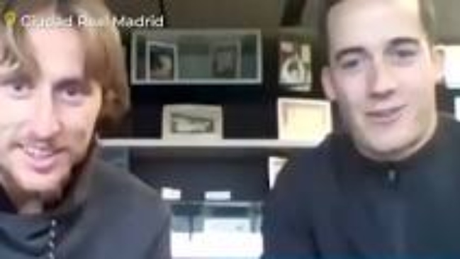 Jugadores de Real Madrid sorprendieron a hinchas hospitalizados