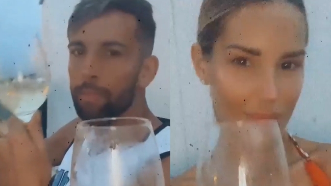 El animado festejo de Mauricio Isla y Gala Caldirola para esperar el 2021