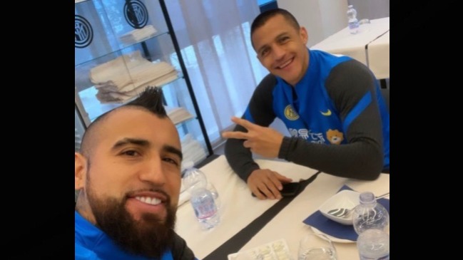 “Empezamos el año con todo”: Arturo Vidal y Alexis Sánchez iniciaron juntos el 2021 en Inter de Milán