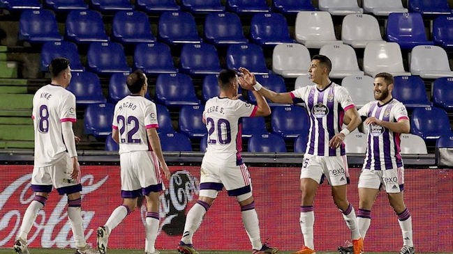 Real Valladolid tomó un respiro en la liga española con triunfo a domicilio sobre Getafe