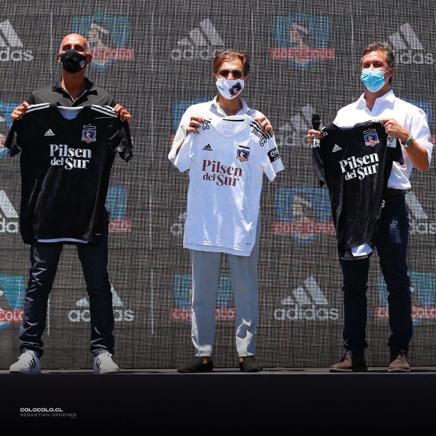 La presentación oficial de la camiseta Adidas y el nuevo auspiciador de Colo Colo