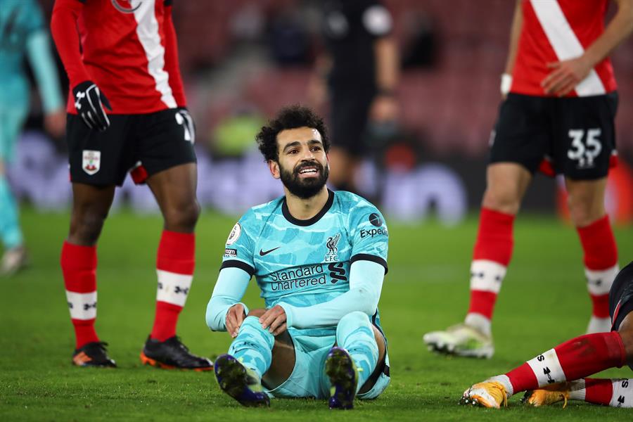 Liverpool cayó ante Southampton y sumó su tercera fecha sin ganar en la Premier