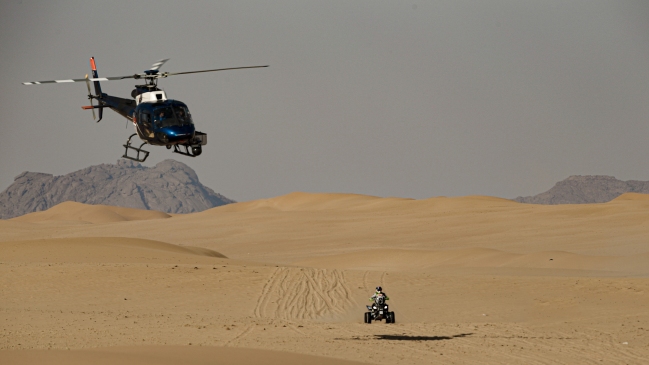 Enrico: Las dunas estuvieron entretenidas y los filos peligrosos, pero nos fue bien