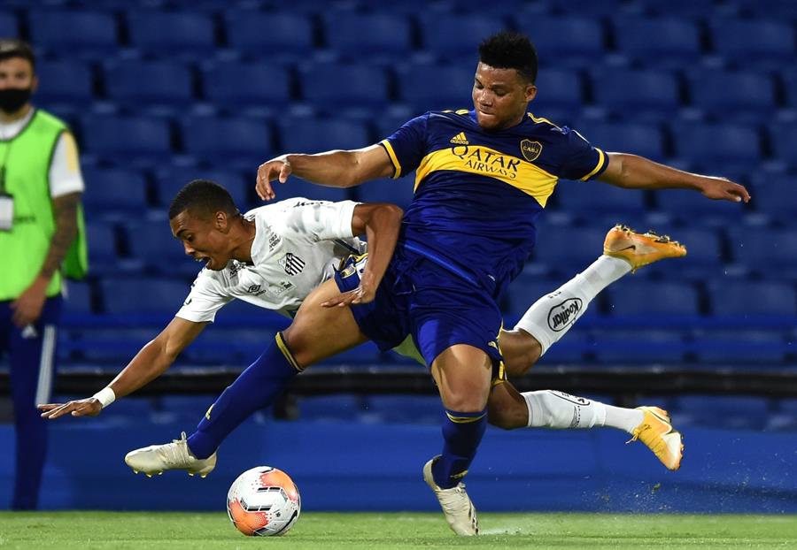 Con gusto a poco: La igualdad entre Boca y Santos en la semifinal de ida de la Copa Libertadores