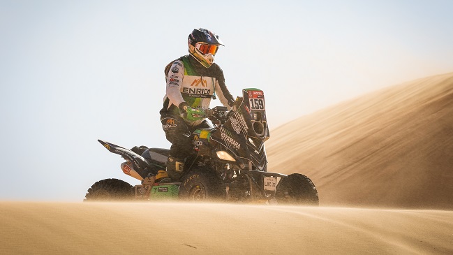 Giovanni Enrico remató segundo en quads en la sexta etapa del Dakar