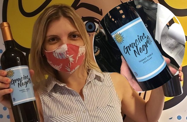 Lanzaron vino “Gracias Negrito” en apoyo a Edinson Cavani