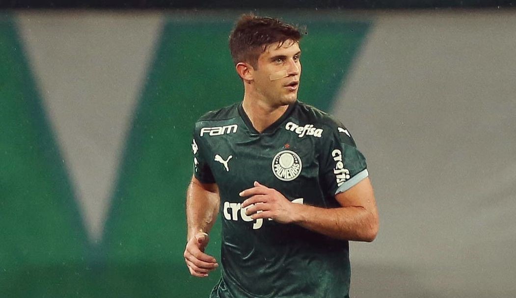 Benjamín Kuscevic fue titular en ajustado triunfo de Palmeiras sobre Sport Recife en Brasil