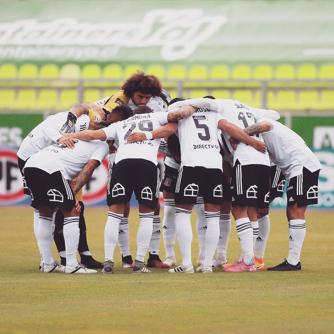 La arenga de Maximiliano Falcón a sus compañeros previo al duelo de Colo Colo ante Everton