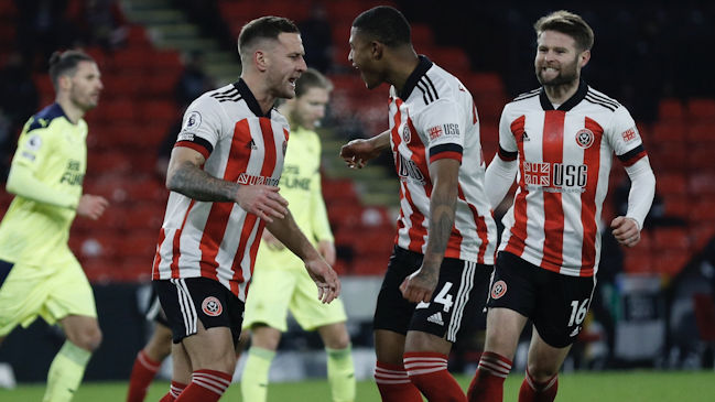 Sheffield United logró su primer triunfo de la temporada en Premier League ante Newcastle