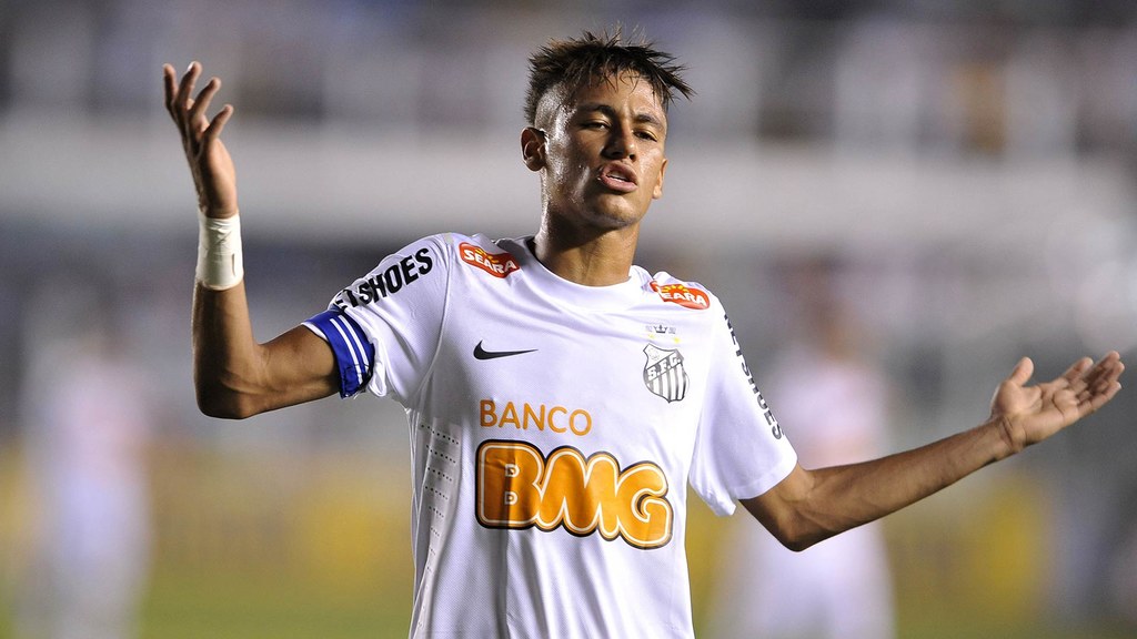 Neymar celebró el paso de Santos a la final de la Copa Libertadores y se lo dedicó a Leandro Paredes