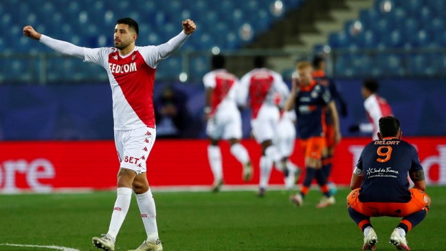 Guillermo Maripán fue titular en ajustado triunfo de AS Mónaco sobre Montpellier