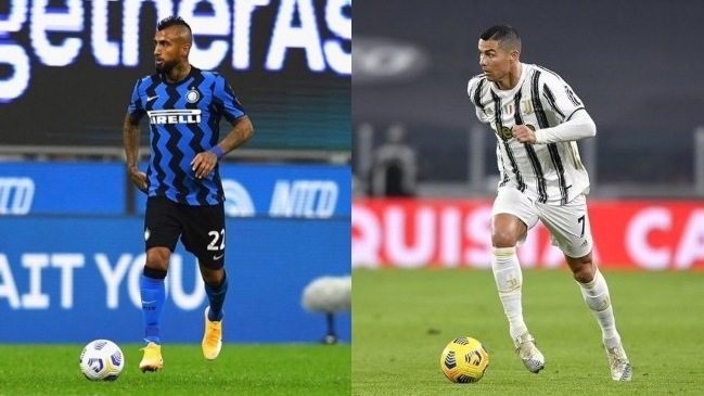 Inter de Arturo Vidal y Alexis Sánchez desafía a Juventus de Cristiano Ronaldo en la Serie A