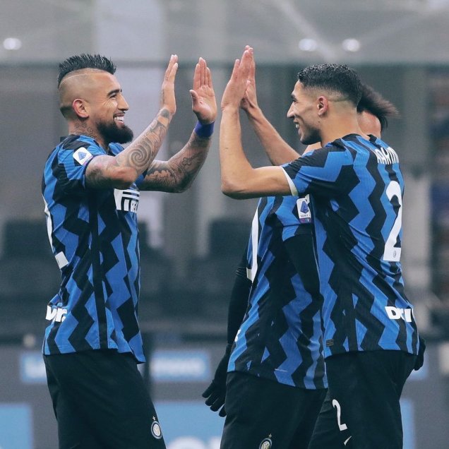 Arturo Vidal brilló con una anotación en la victoria de Inter sobre Juventus