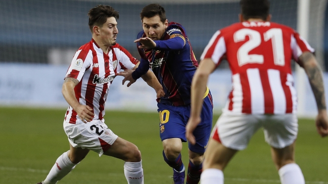 Messi fue expulsado por primera vez en FC Barcelona en la caída con Athletic Bilbao
